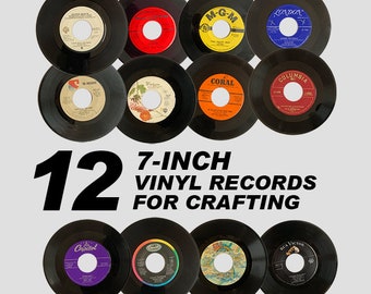 Lot of 13 12 Vinyl Records For Crafting