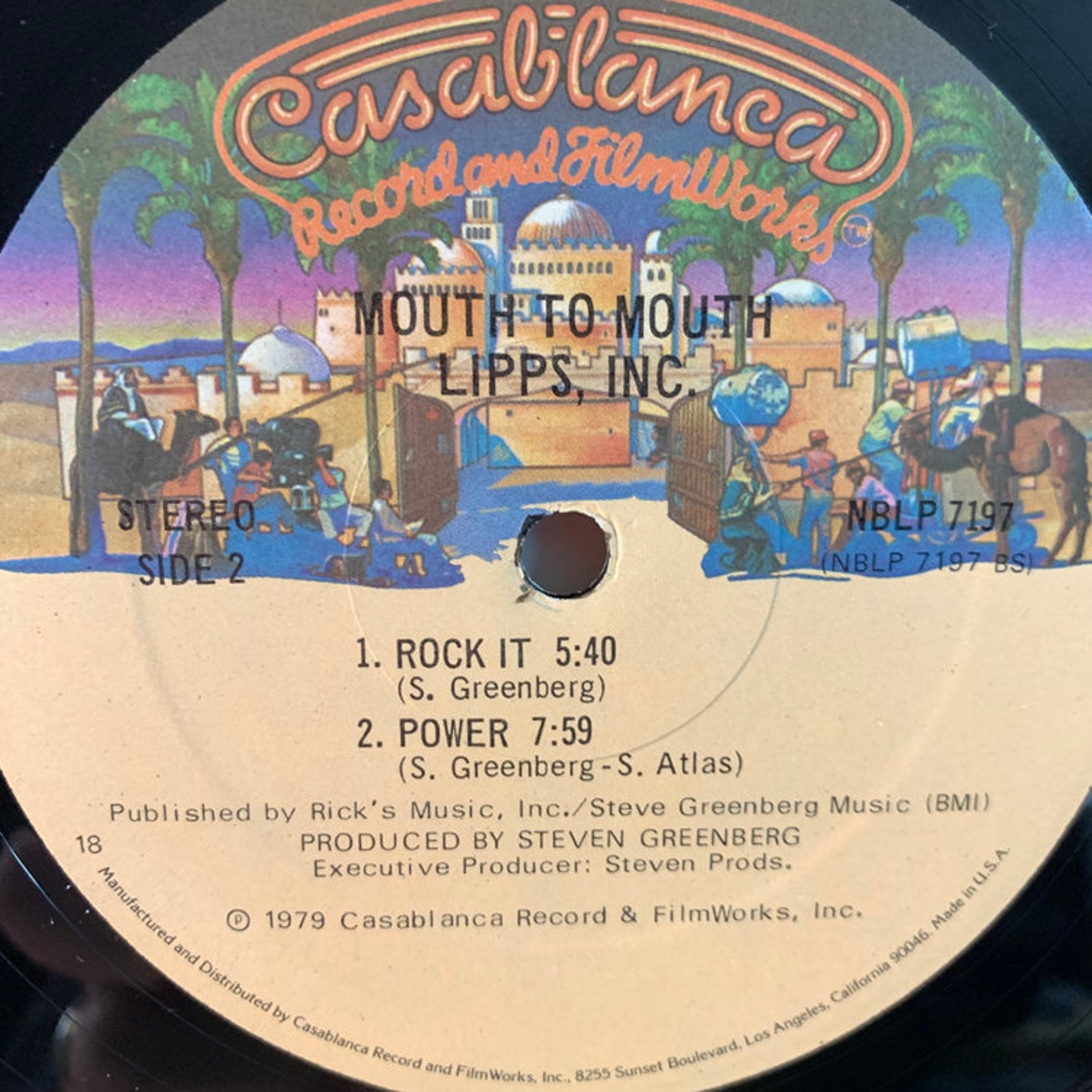 Lipps Inc Mouth to Mouth Vintage Vinyl Record 1980 Etsy