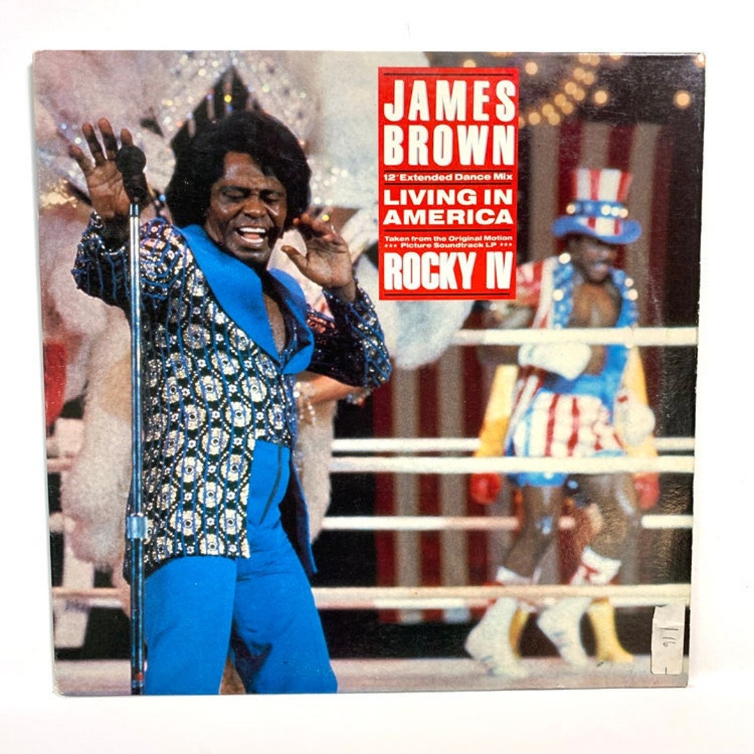 James Brown Living in America Rocky IV Extended Dance Mix Vintage Vinyl