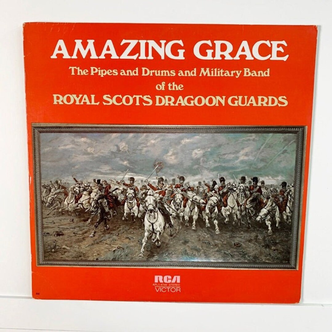 Amazing Grace the Royal Scots Dragoon Guards Pipes and Drums Vintage