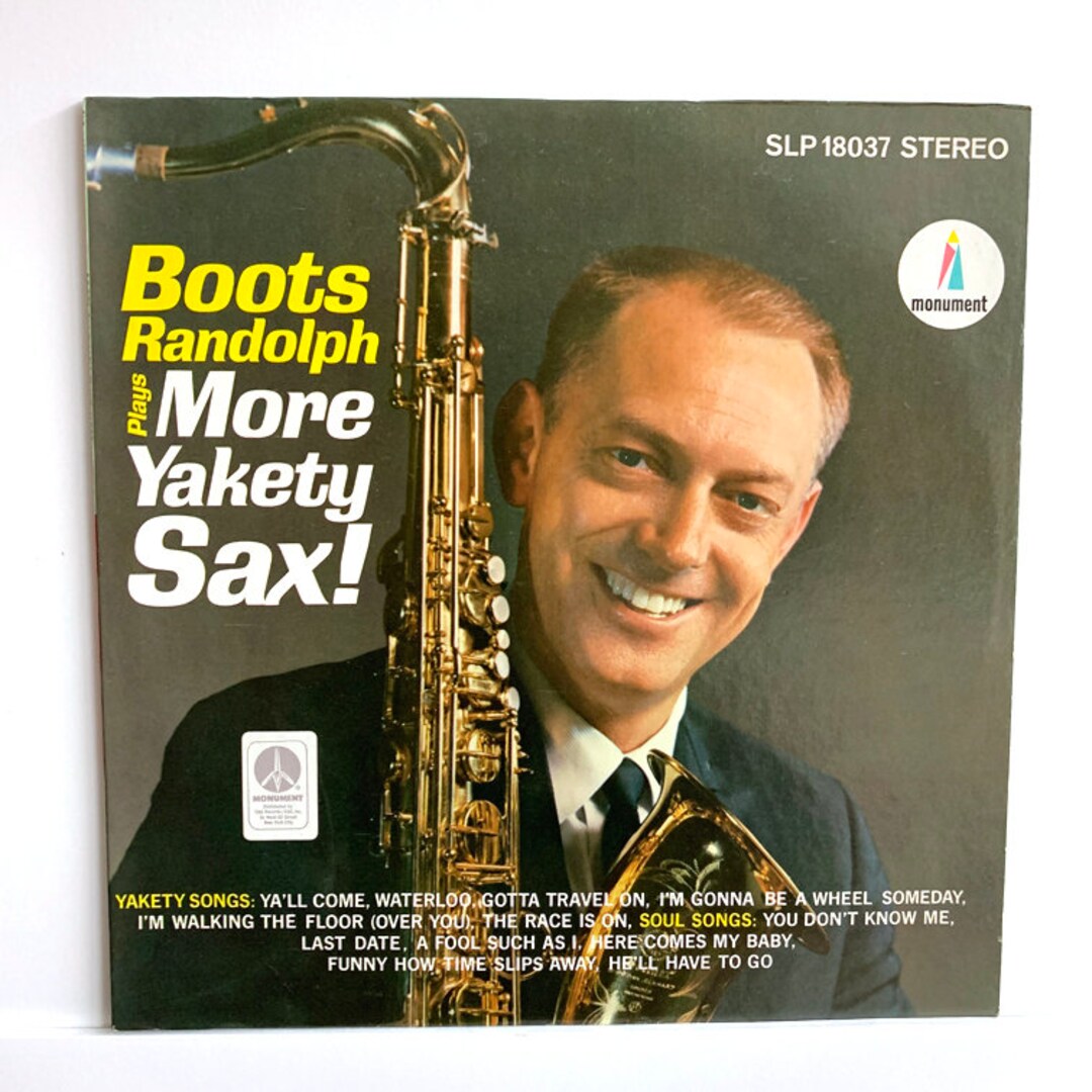 Boots Randolph Plays More Yakety Sax Vintage Vinyl Record Etsy