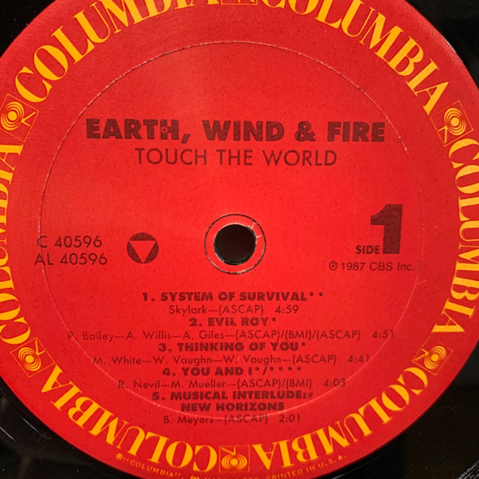 Earth Wind & Fire Touch The World Vintage Vinyl Record Etsy