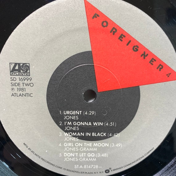 Foreigner Foreigner 4 Vintage Vinyl Record 1981 - Etsy