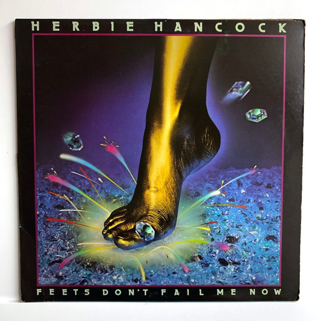 Herbie Hancock Feets Don't Fail Me Now Vintage Vinyl Etsy