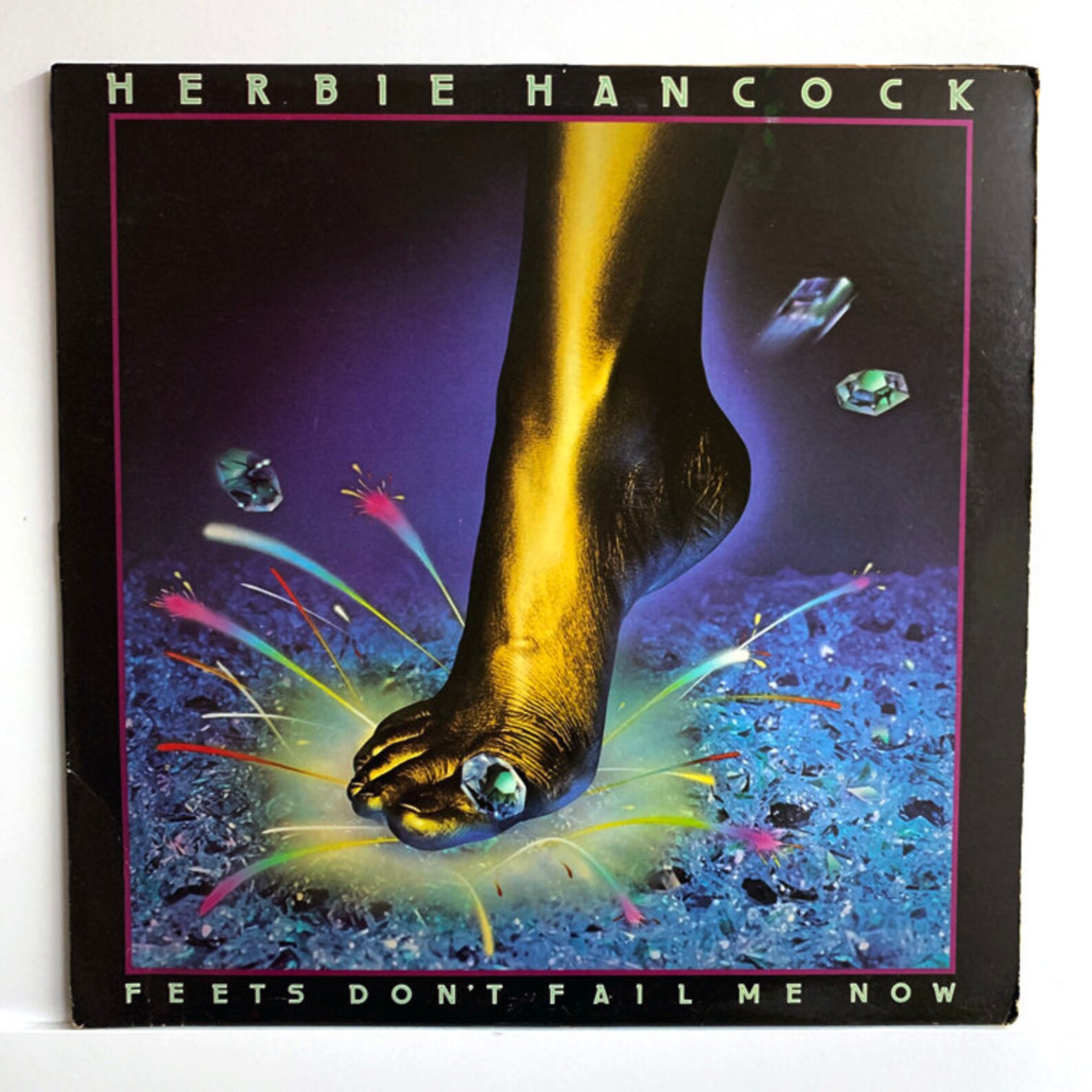 Herbie Hancock Feets Don't Fail Me Now Vintage Vinyl Etsy