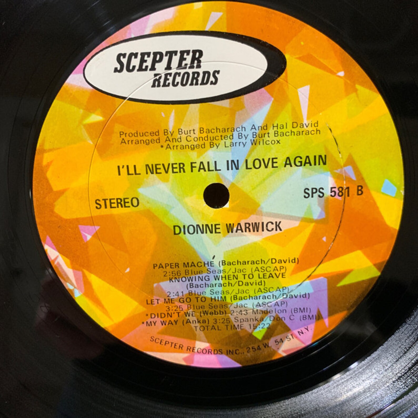 Dionne Warwick I'll Never Fall in Love Again Vintage - Etsy