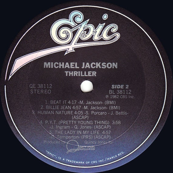 Michael Thriller Vintage Vinyl Record - Etsy