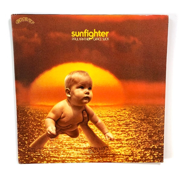 Grace Slick Paul Kantner - Sunfighter - Vintage Vinyl Record 1971
