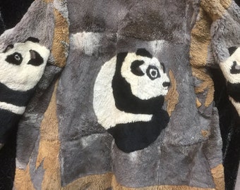 panda fur coat