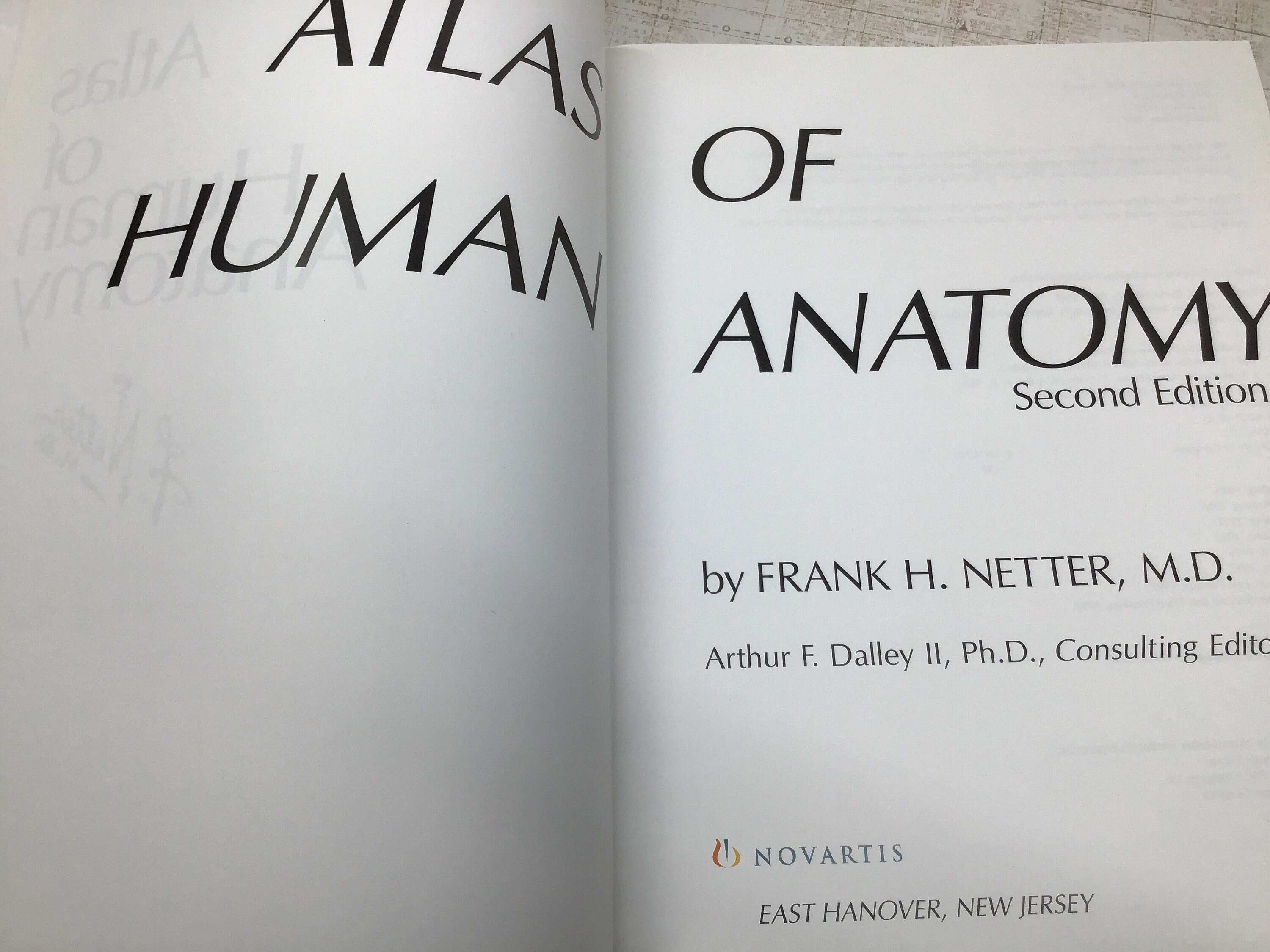 Atlas of Human Anatomy second edition Frank H Netter MD
