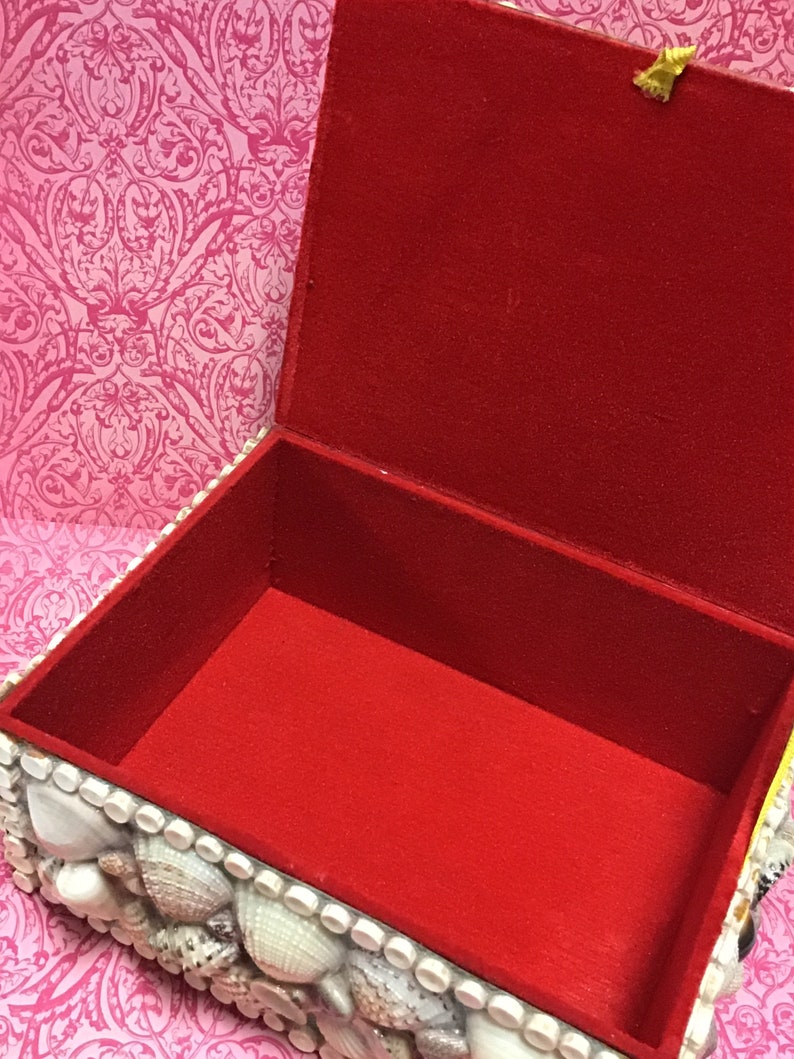 Sailor Valentine Shell Box/vintage Shell Box/vintage Sailors Etsy