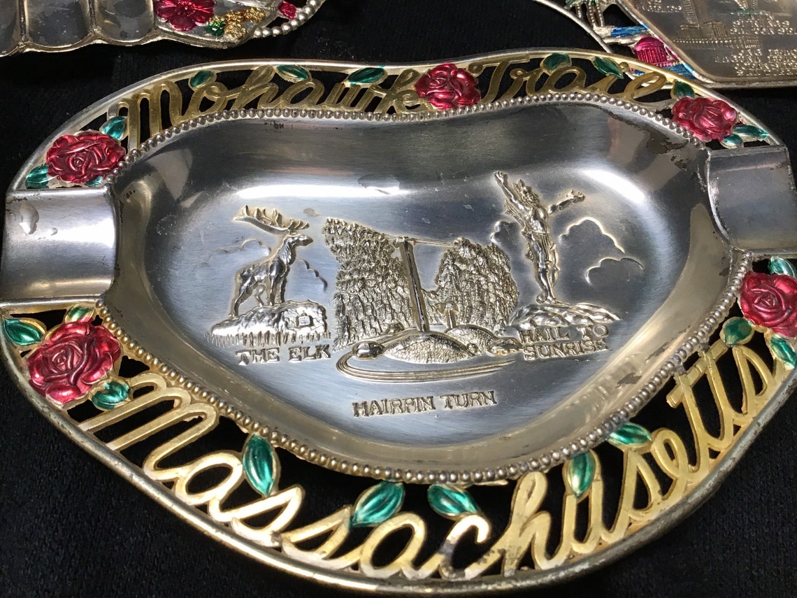 Vintage Souvenir Ashtrays/souvenir Ashtrays/ashtrays/ Etsy
