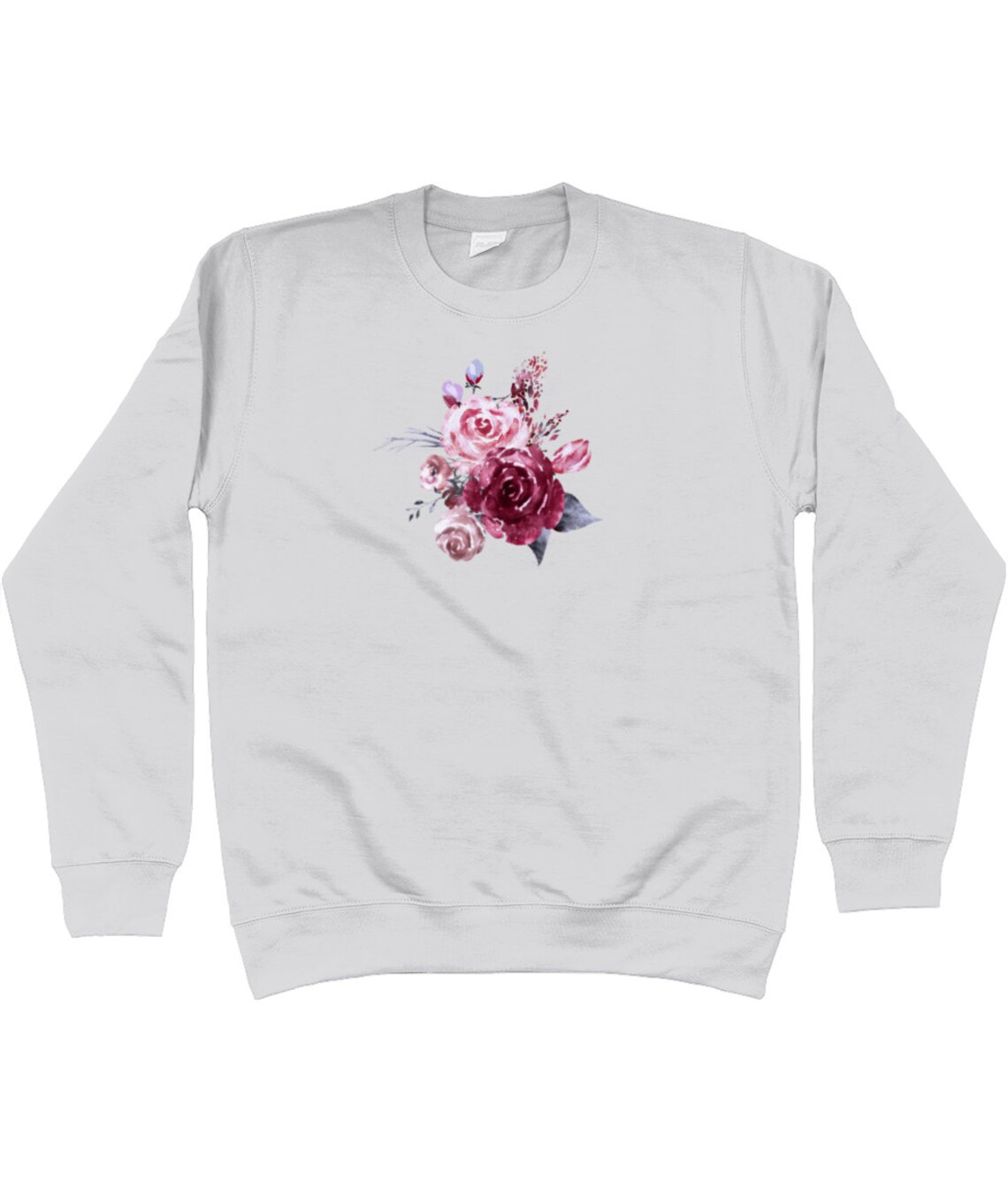Flower Sweatshirt Etsy
