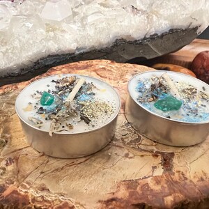 Peace and Calm Tealite candles