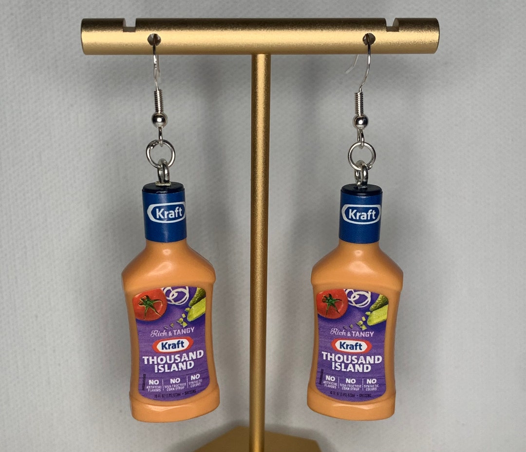 Mini Brands Thousand Island Dressing Earrings Etsy