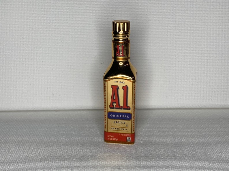 SUPER Rare Gold Mini Brand A1 Sauce can Be Made Into Keychain Etsy
