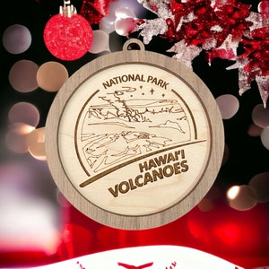 Einzigartige HawaI&#39;I Volcanoes National Park Ornament - Fügen Sie einen Hauch von Aloha zu Ihrem Weihnachtsbaum