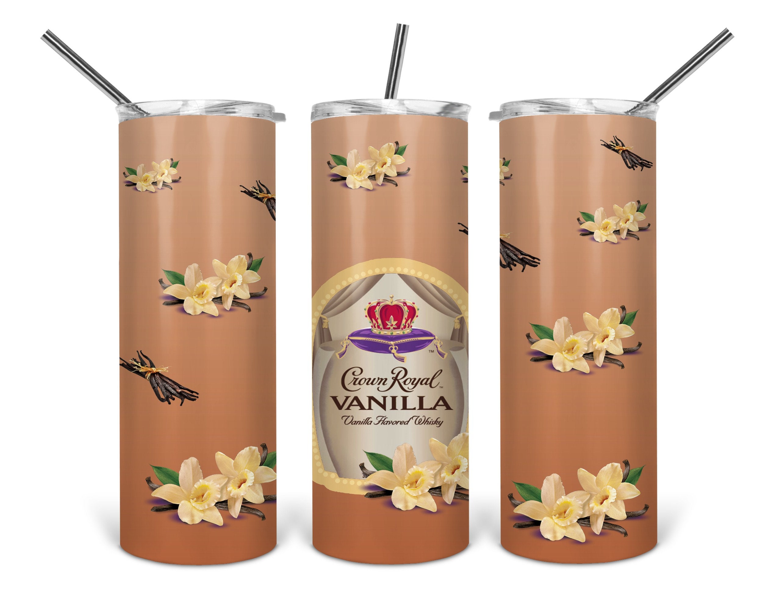 Download Crown Royal Vanilla Wrap Digital File For Tumblers No SVG ...
