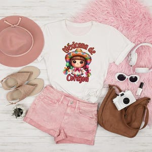 Orgullosamente Mexicana Shirt PNG | Latina Pride Sublimation Design | Mexican Doll Digital Download