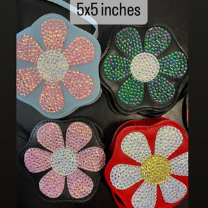Mini daisy crossbody bag 5x5inches