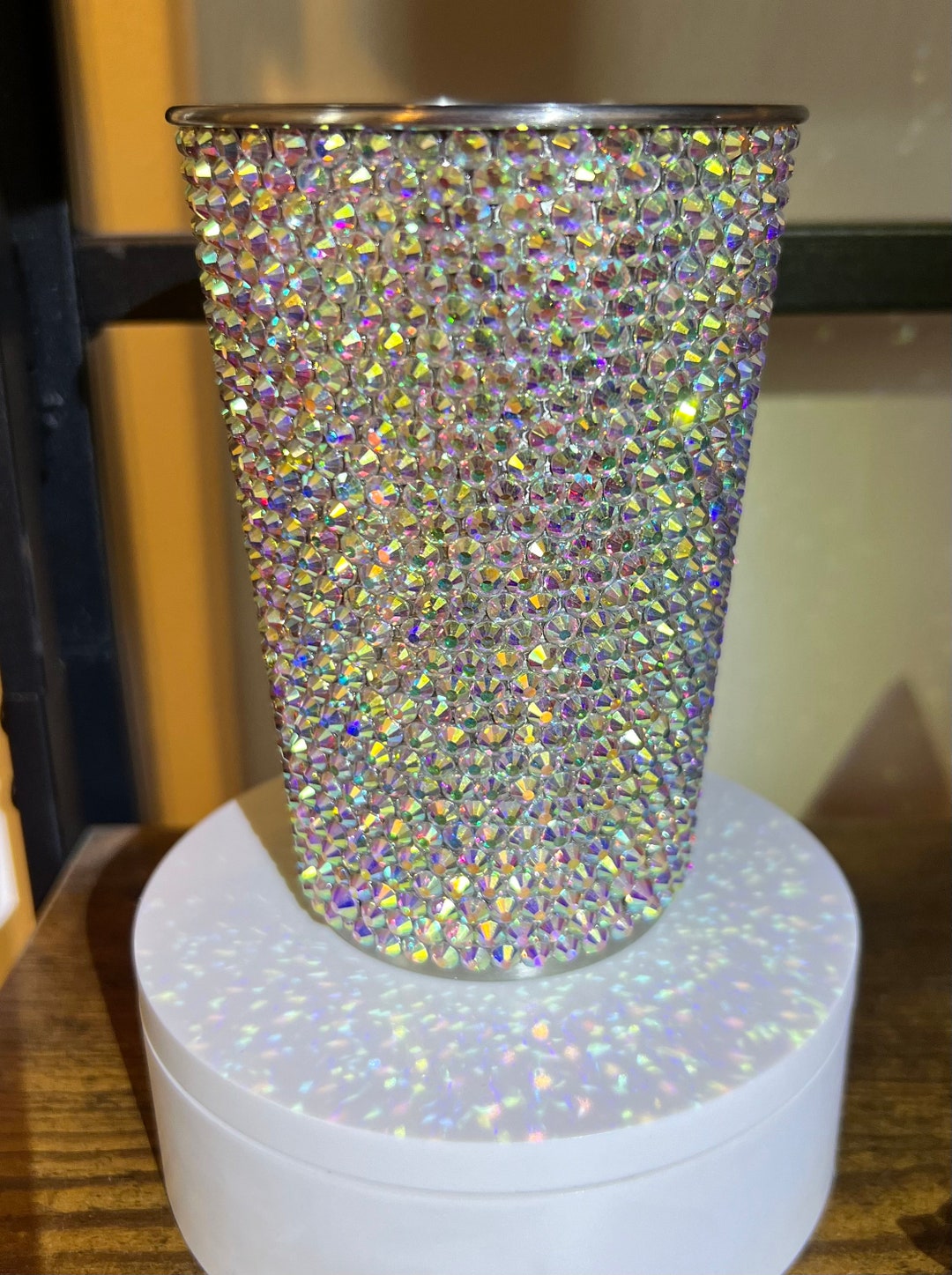 Rhinestone Cup 16oz. Stainless Steel / Beer Cup - Etsy
