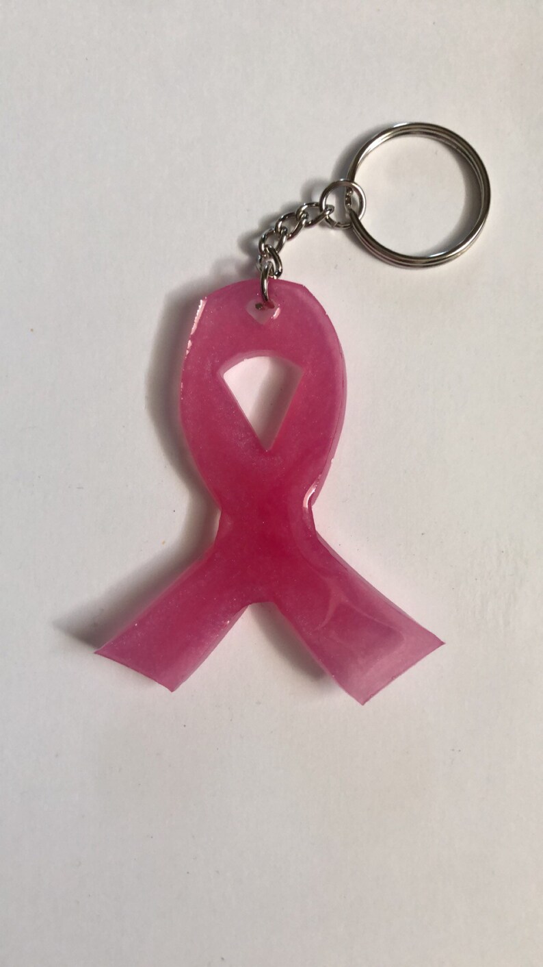 Breast cancer awareness keychain Etsy