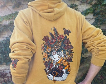 Future Blooms Sponge Fleece Pullover Hoodie