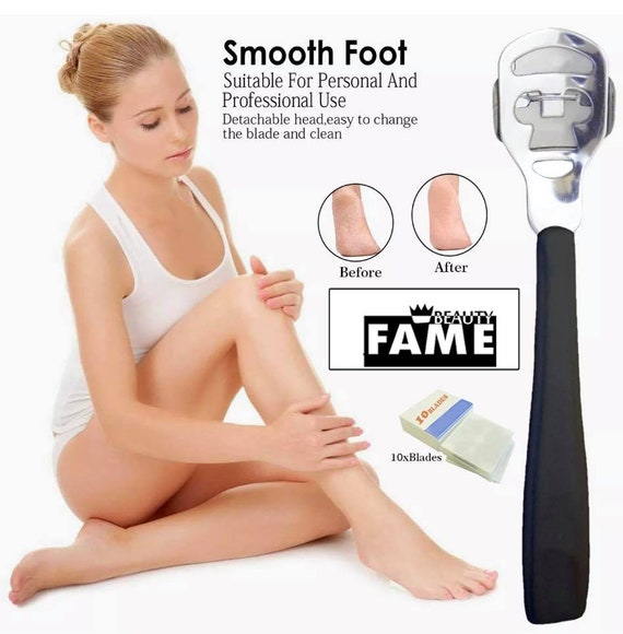 Unique Bargains Stainless Steel Blade Hard Skin Foot Care Pedicure