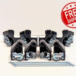 QuickJack GlideRide Caster System. Smooth Wheel solution for effortless QuickJack Movement. Limited Time Free Shipping!