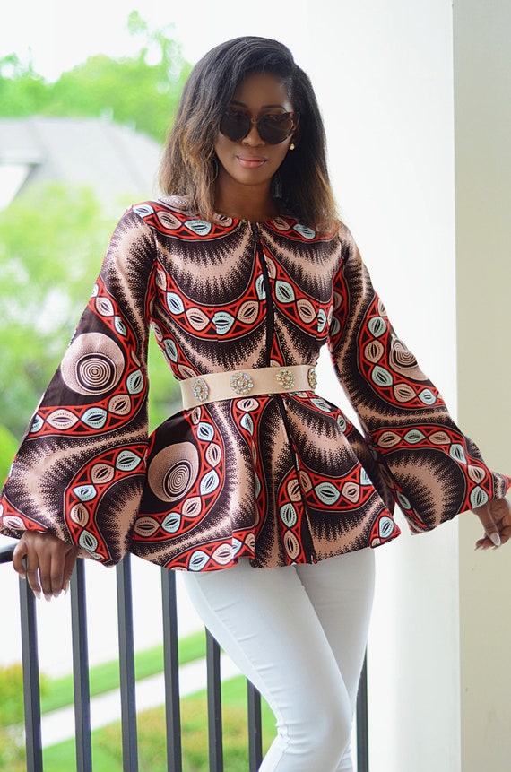 flower peplum blouse – Acka online store