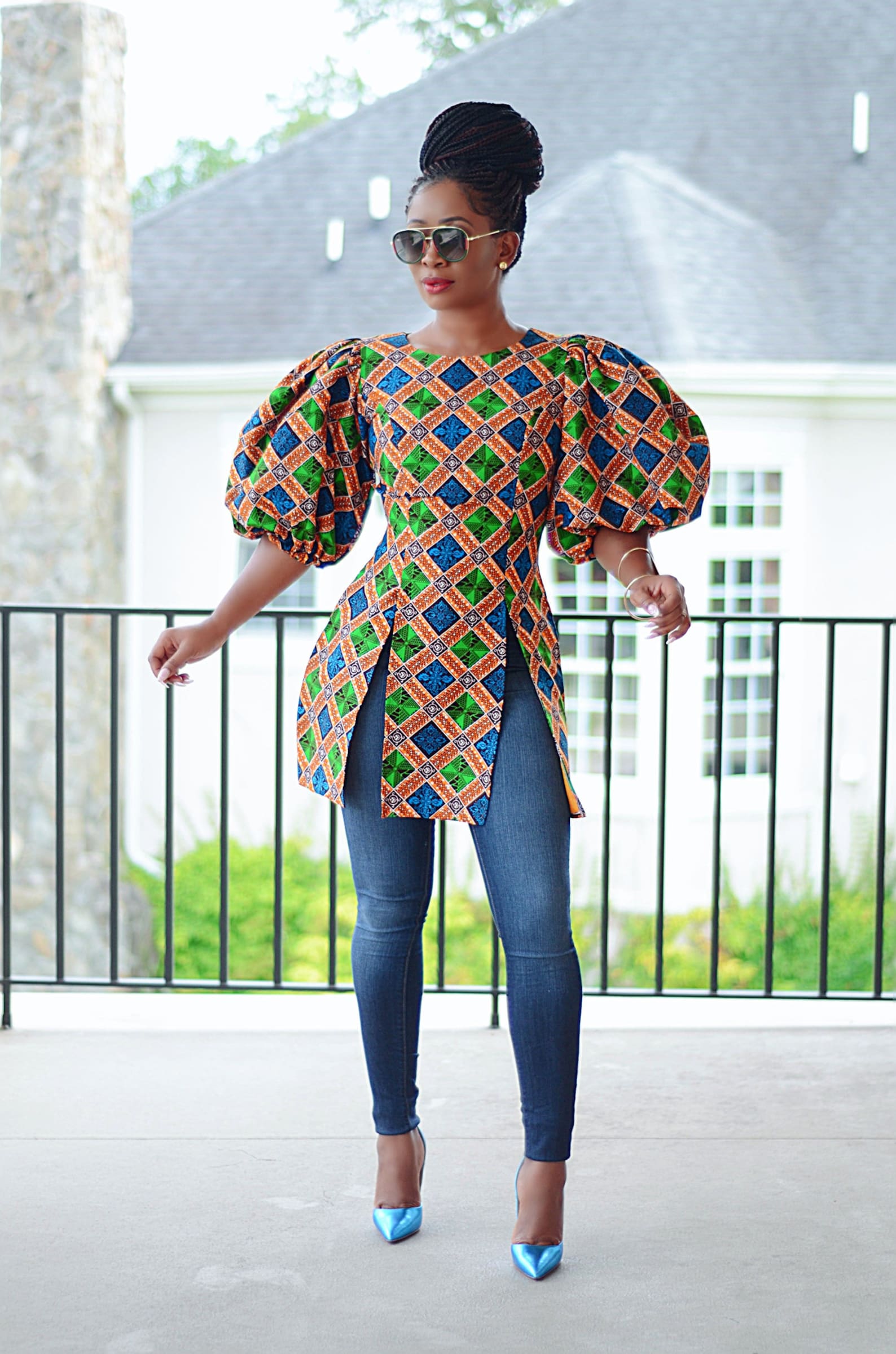 Ava Top - Capri Blue main image 0