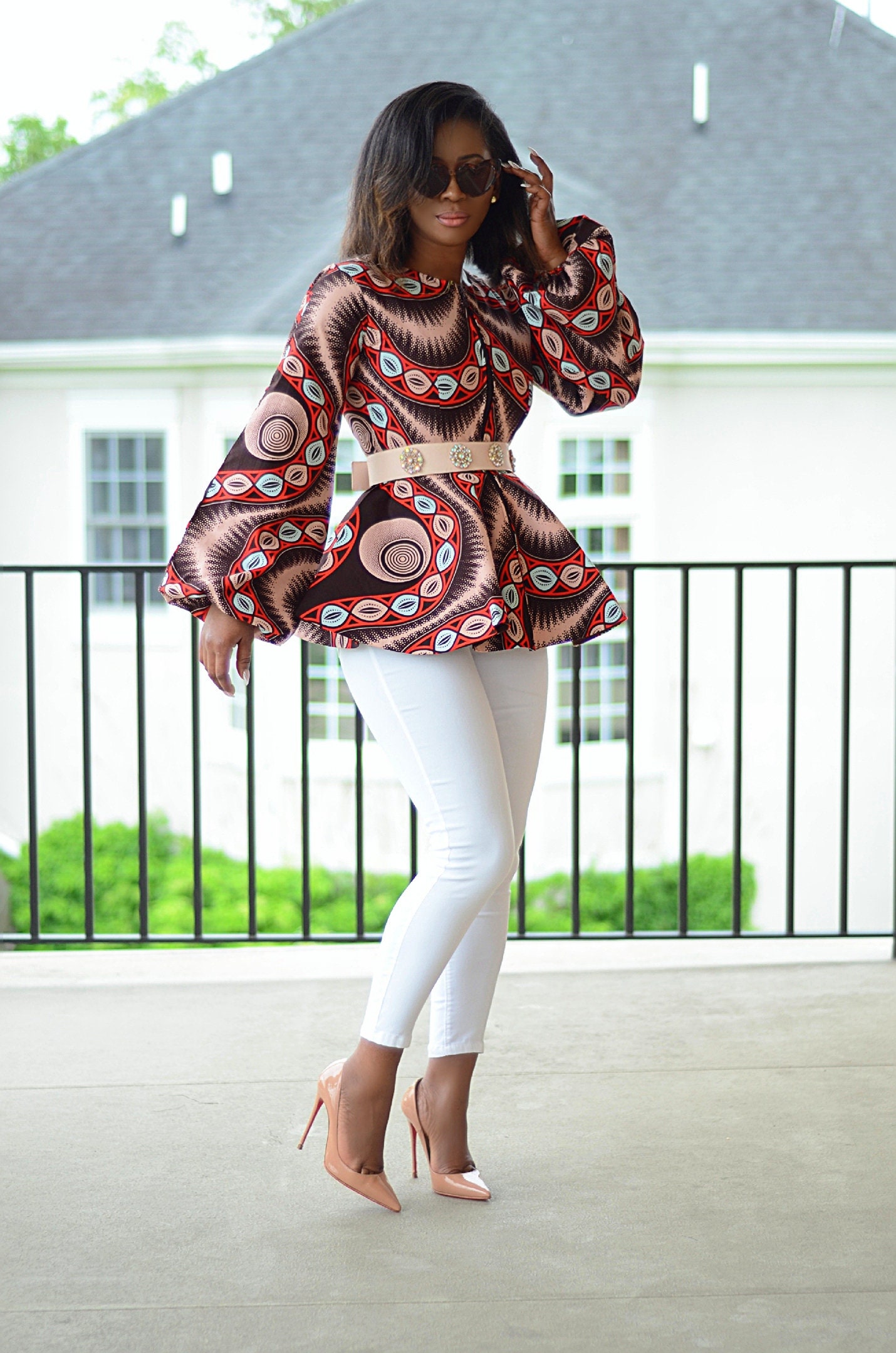 Akela Peplum Top - Etsy