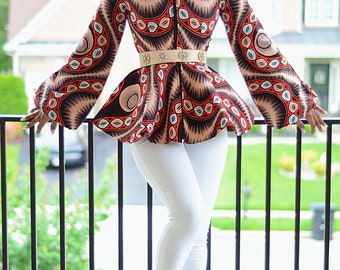 Akela Peplum Top - Etsy
