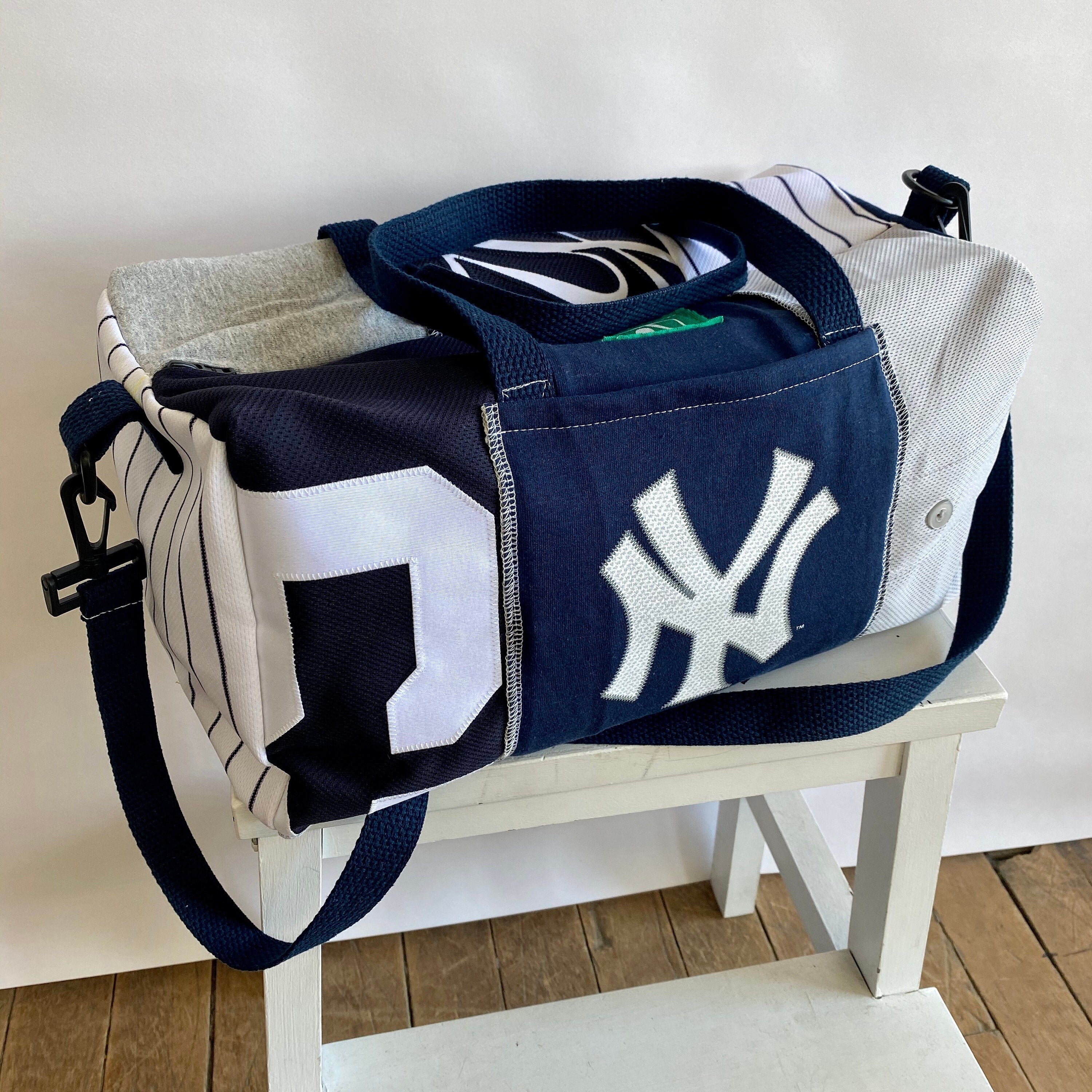 New York Yankees Duffle Bag Etsy