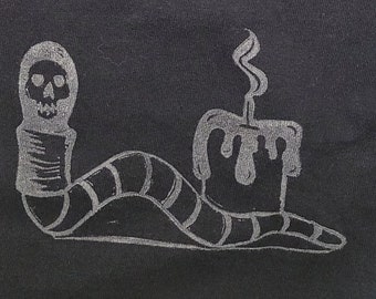 Snuffed Out Tee - Hand Printed Hand Cut Linocut T-Shirts