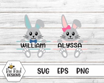 Download Split Bunny Svg Etsy