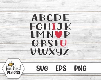Download Abc I Love You Svg Etsy