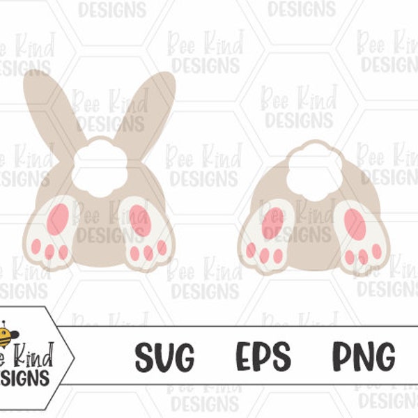 Cute Bunny Butt SVG