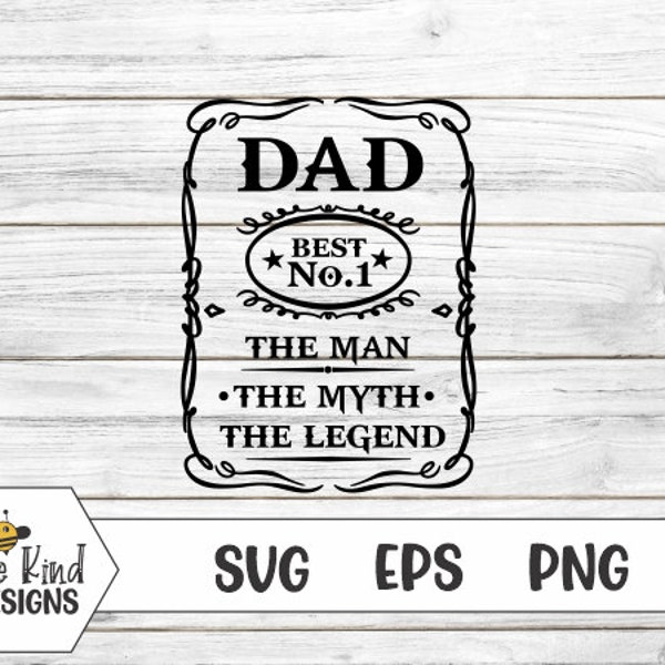 Dad the Legend, Father's Day SVG