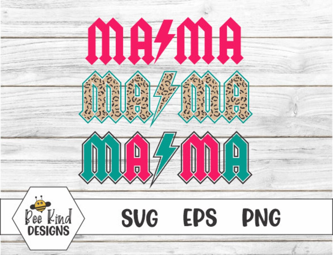 Rock Mama Cute Mama Mother's Day SVG - Etsy