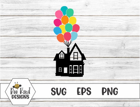 Up House SVG - Etsy UK