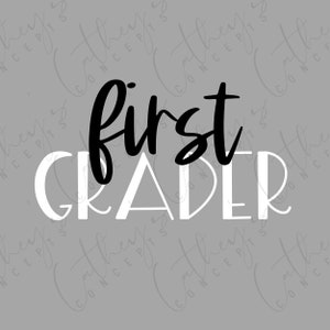 Première niveleuse Stacked Words PNG Design // School PNG Design // Instant Download // Sublimation Design // Elementary PNG Design