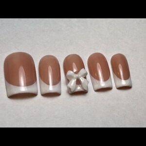 Classic White French Tip Press on Set