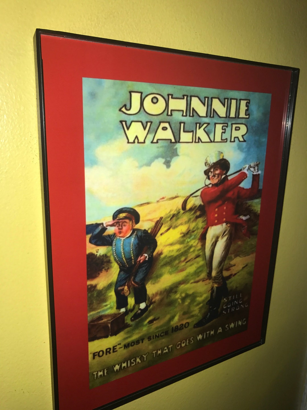 ジョニーウォーカーゴルフポスター