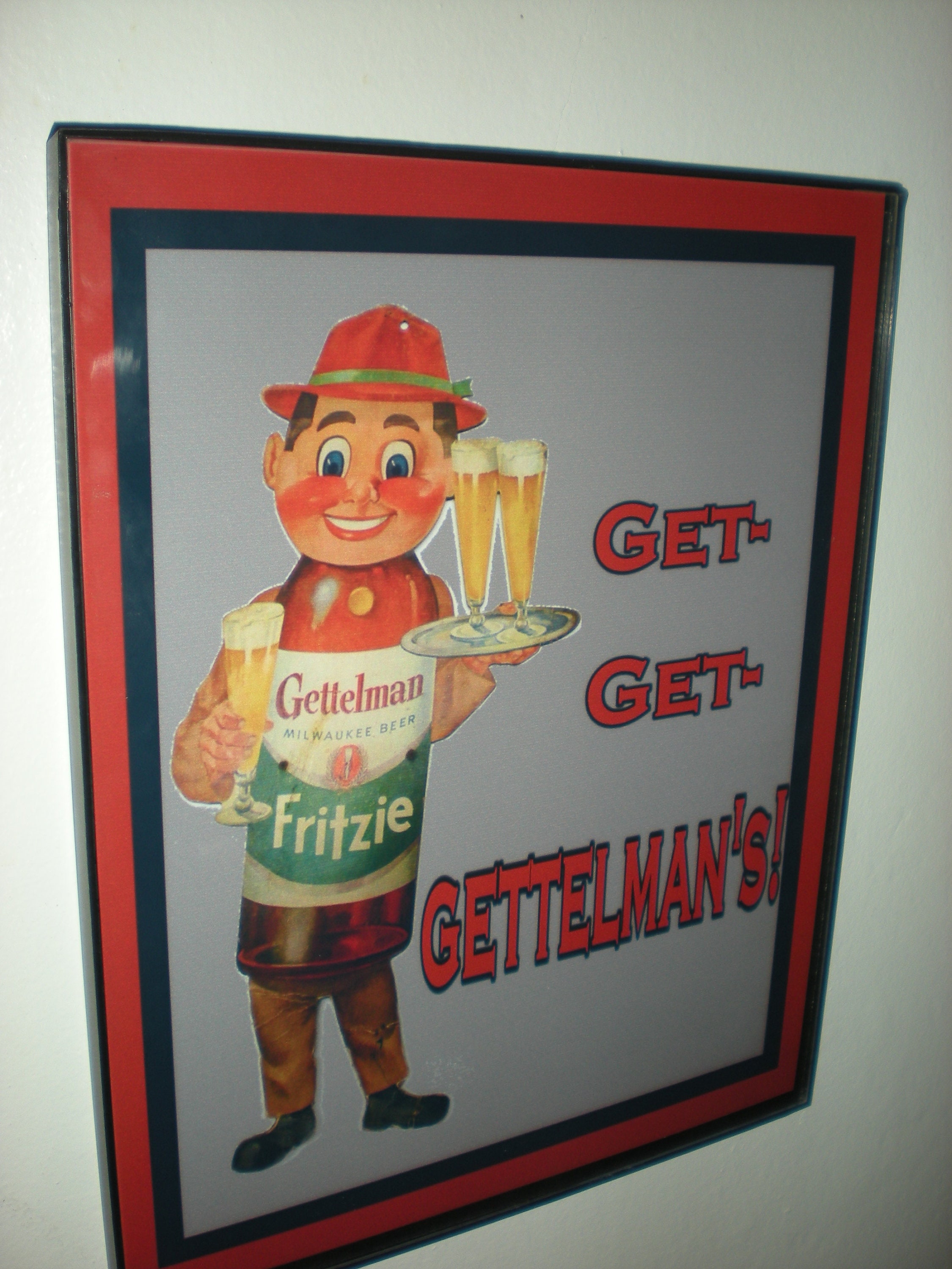Gettelman Beer Can-shaped glass Milwaukee – Bygone Brand