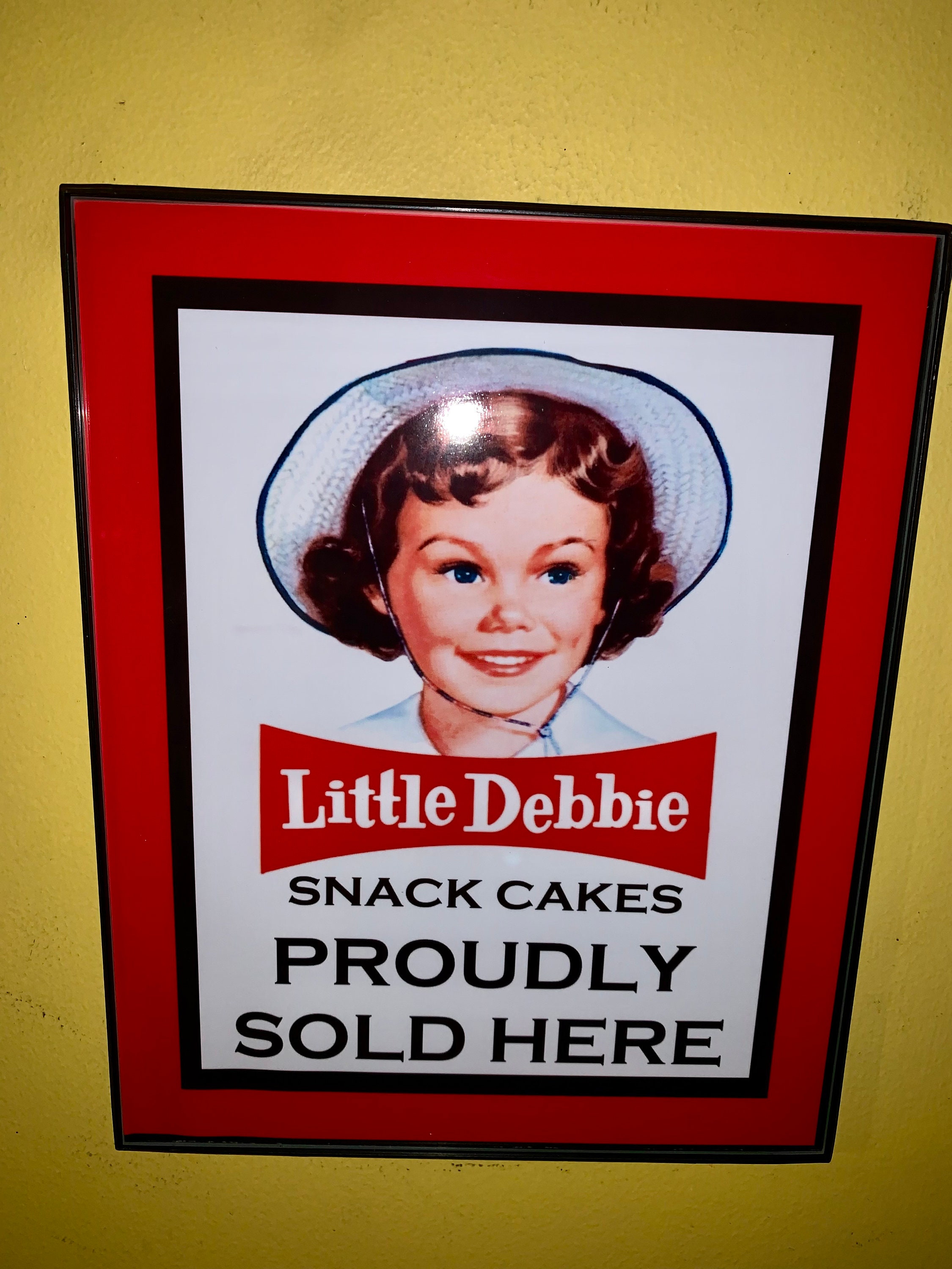 Little Debbie Cake Bakery Grocery Store Kitchen Diner Framed 