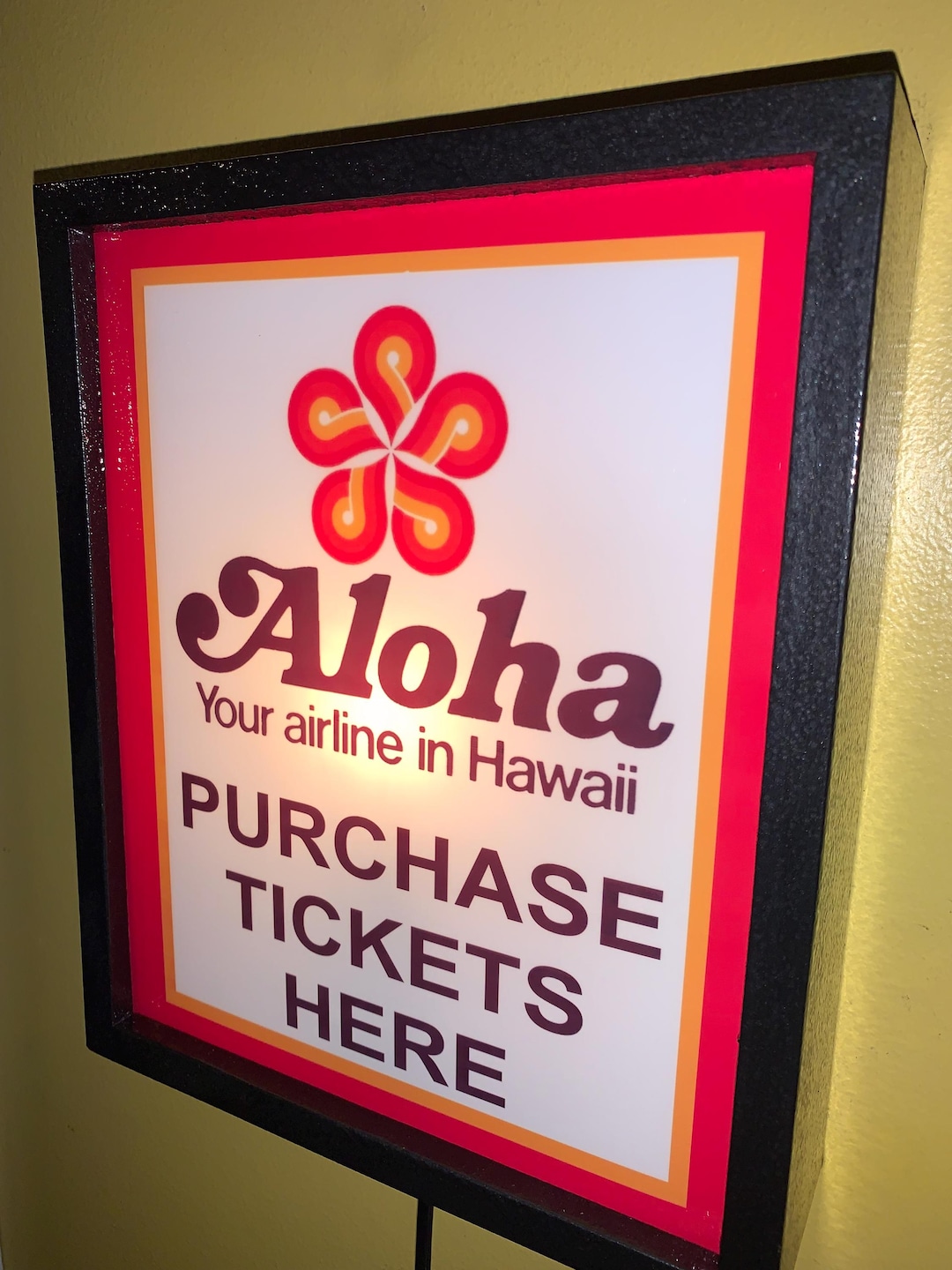 Aloha Hawaii Airlines Airport Terminal Stewardess Pilot Bar Man Cave ...