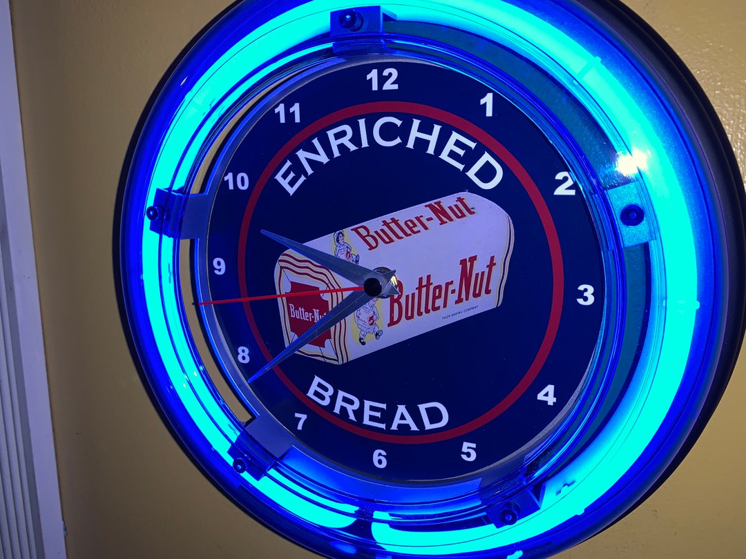 Butternut Bread Bakery Baker Grocery Store Kitchen Diner Neon Etsy
