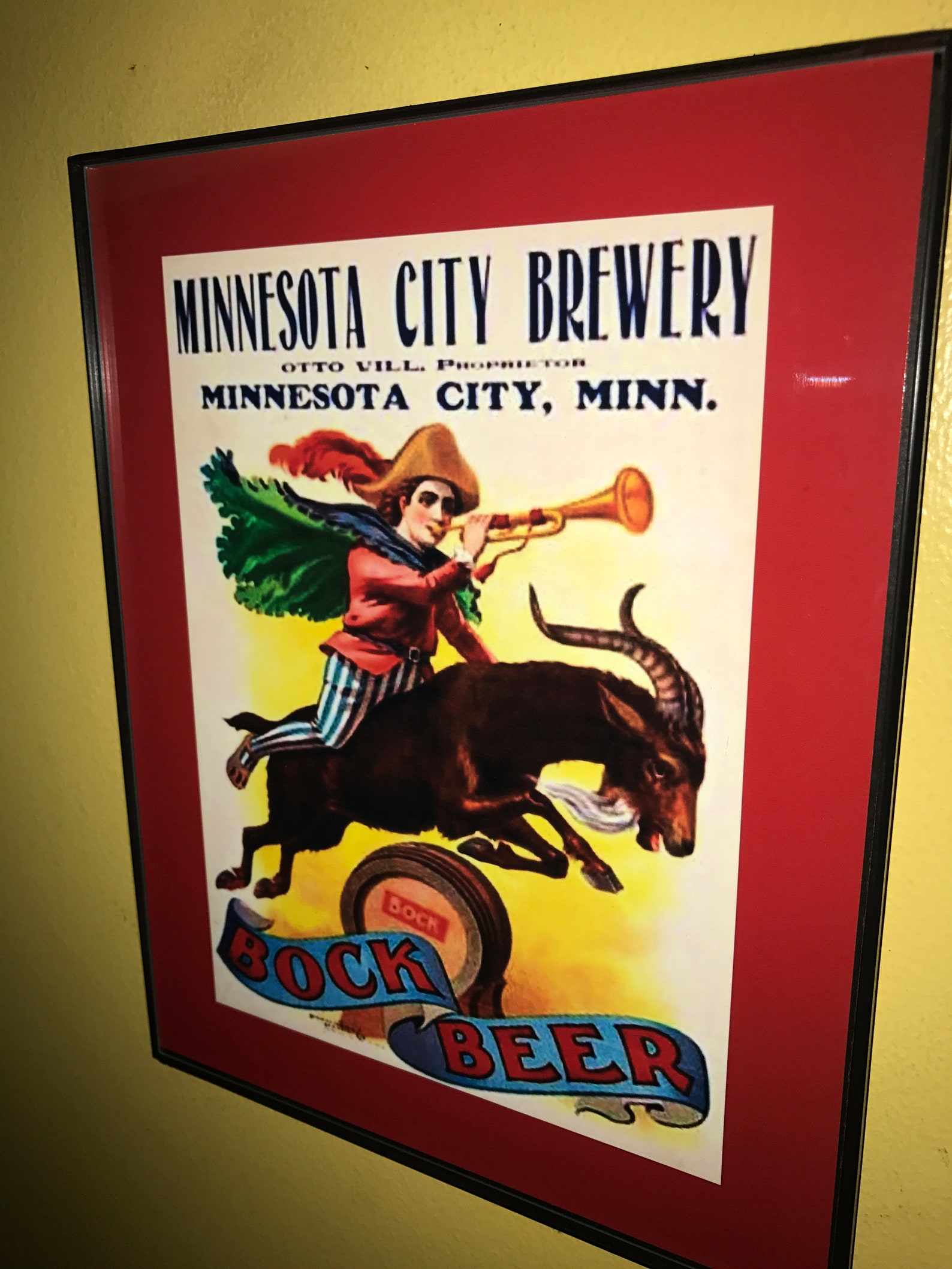 Minnesota Brewery Beer Bar Framed Advertising Print Man Cave Sign Etsy UK