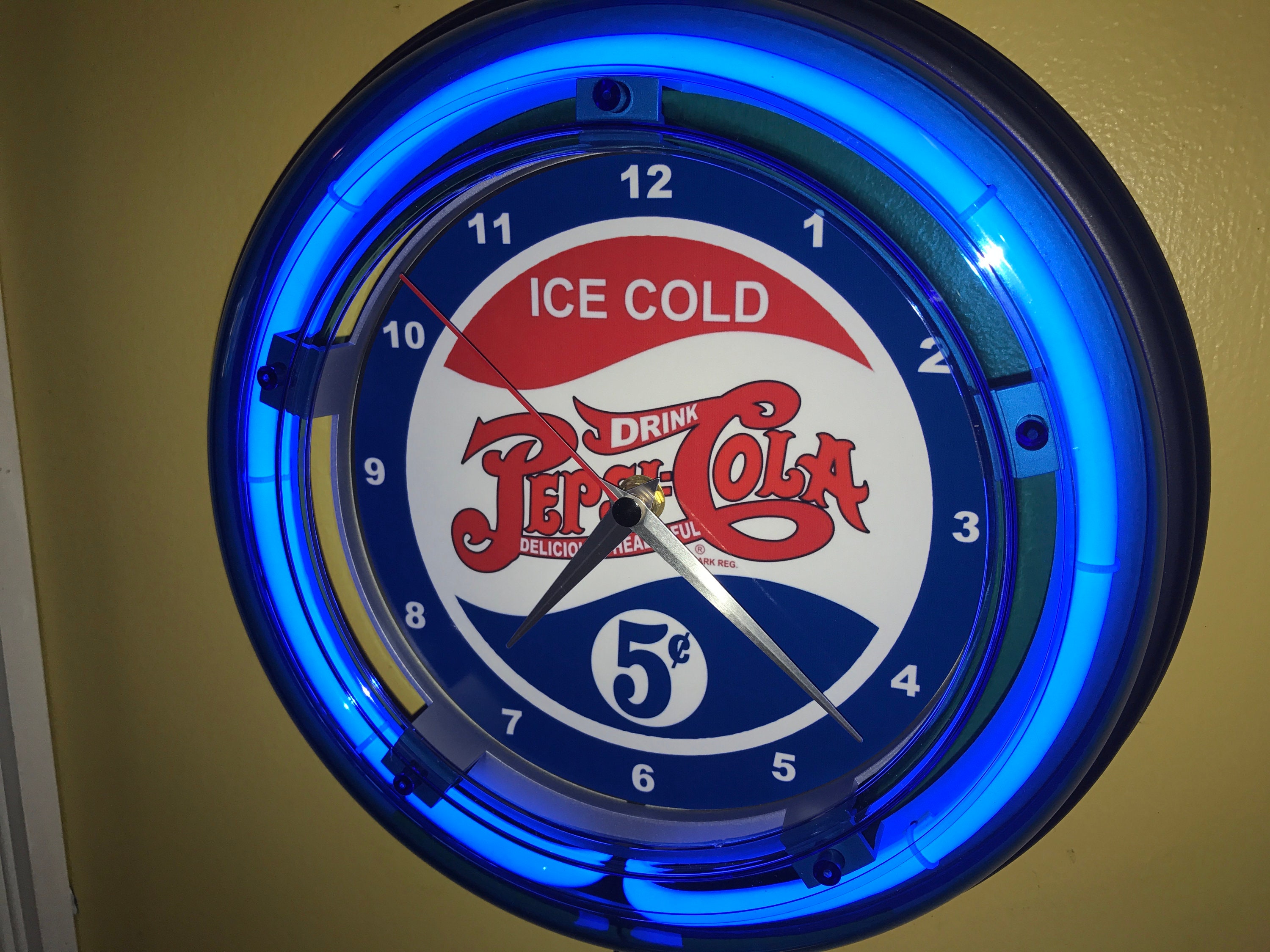 ペプシコーラ Pepsi ネオンクロック ネオン時計 ペプシコーラ Pepsi ネオンクロック ネオン時計